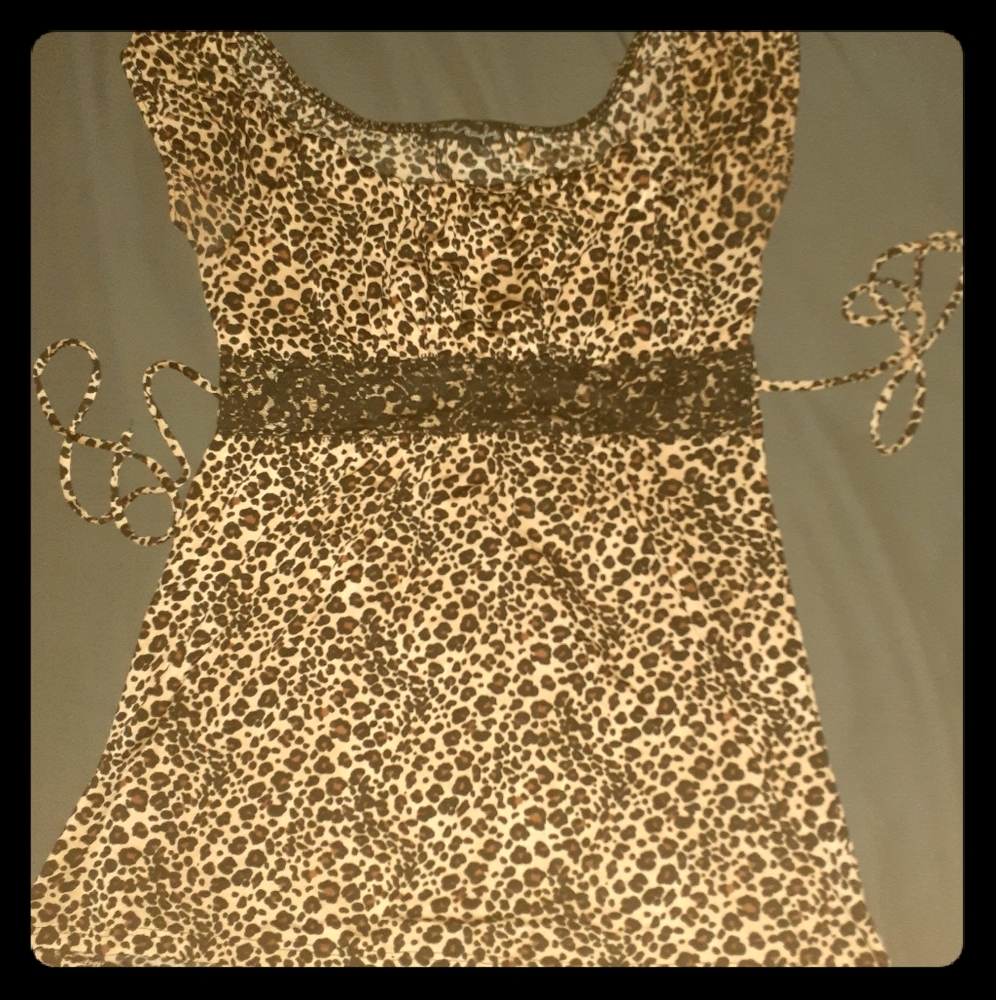 Leopard print blouse